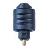 F Season RWM016-U 2pcs Black Mini Toslink Optical 3.5 mm