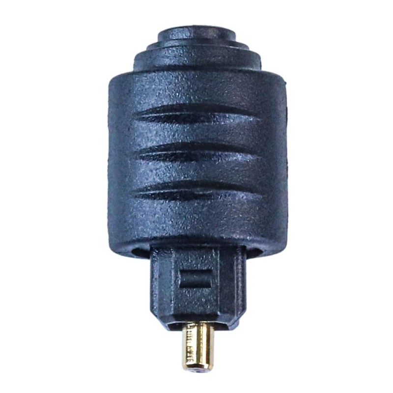 F Season RWM016-U 2pcs Black Mini Toslink Optical 3.5 mm