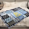 ARRITS 40th Birthday Women Men Cuddly Blanket 40th Birthday Women