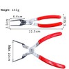 2PCS Automotive Relay Clamp Fuse Puller Car Vehicle Remover Pliers