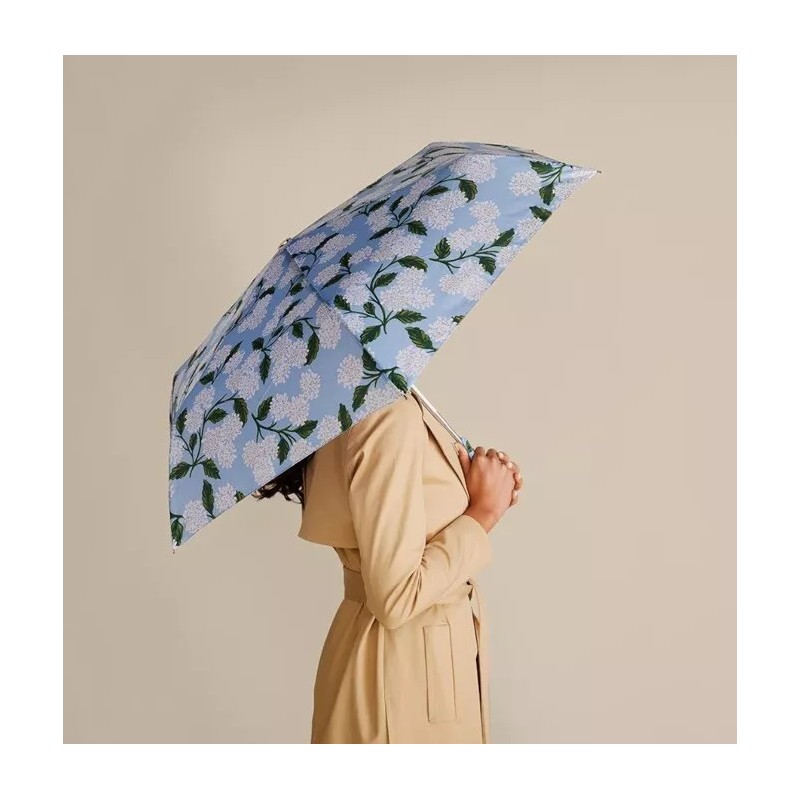 RIFLE PAPER CO. Umbrella, Printed in Full Color, Hydrangea