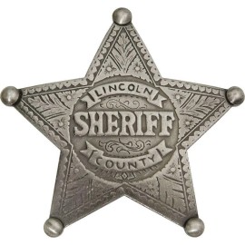 Badges Of The Old West New Badges Of The Old West Lincoln County Sheriff Badge MI3006