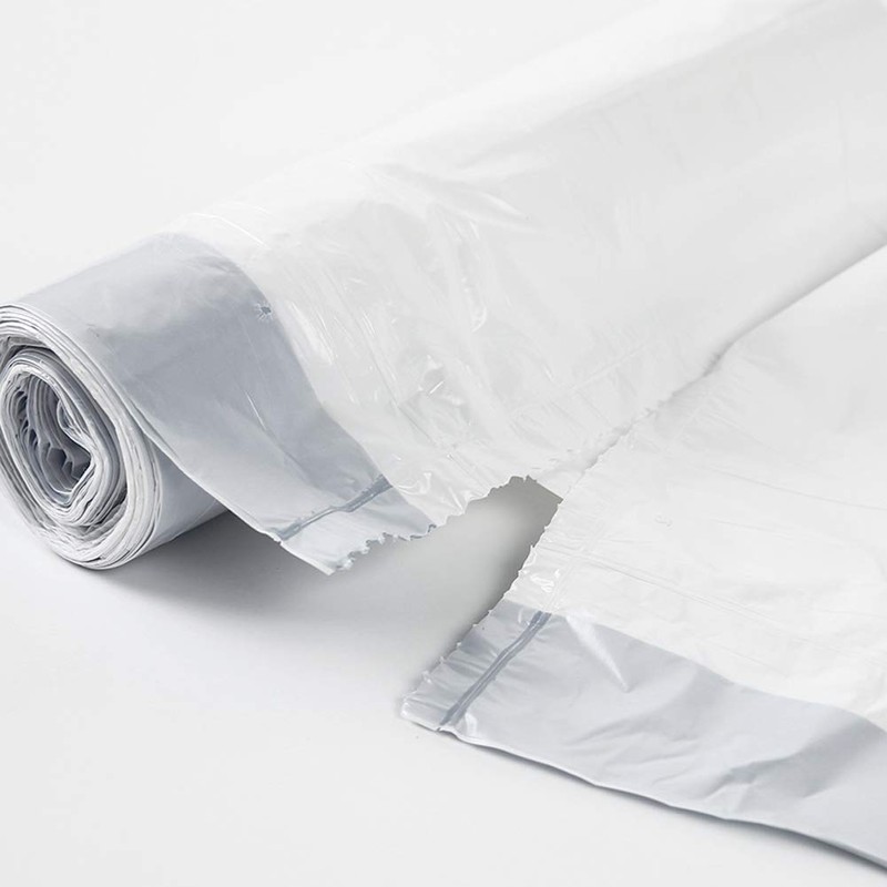 MinniLove Garbage Bags, Handle-type Drawstring, 60 Pieces, Translucent, Large Capacity,