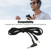 Replacement Audio Headphone Cable for XL 90 Degree Angle Plug