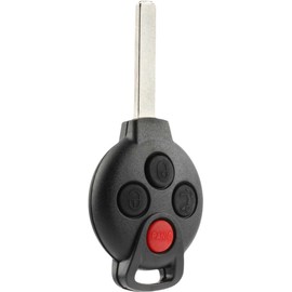 Key fits 2005-2016 Smart Fortwo Keyless Entry Remote (KR55WK45144)