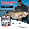 THKFISH 248pcs Fishing Accessories Kit，Fishing Tackle Box with Tackle Included