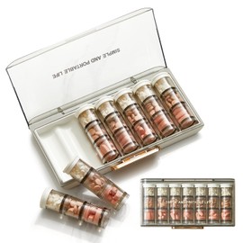 DMNYDM Weekly Pill Box 7 Days 3 Compartments Portable Pill Box (White)