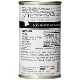 Truffle Thrills - Black Truffles and Mushrooms Sauce by Urbani Truffles | Ideal for Soup, Sauces, Pasta & Risotto | Italian Finest, Premium Quality, All Natural Gourmet Taste | 180g