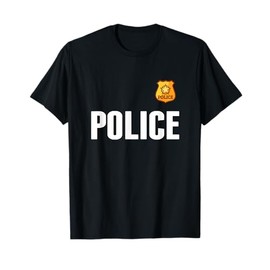 Cop Policeman Officer Costume Boys Kids T-Shirt
