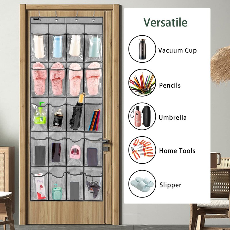 ANZORG Over Door Hanging Water Bottle Holder Cup Organizer for