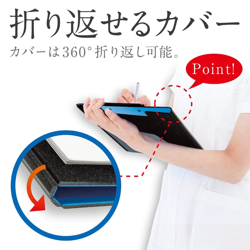 Sonic Clipboard Sofit A4 Vertical Black CB-875-D