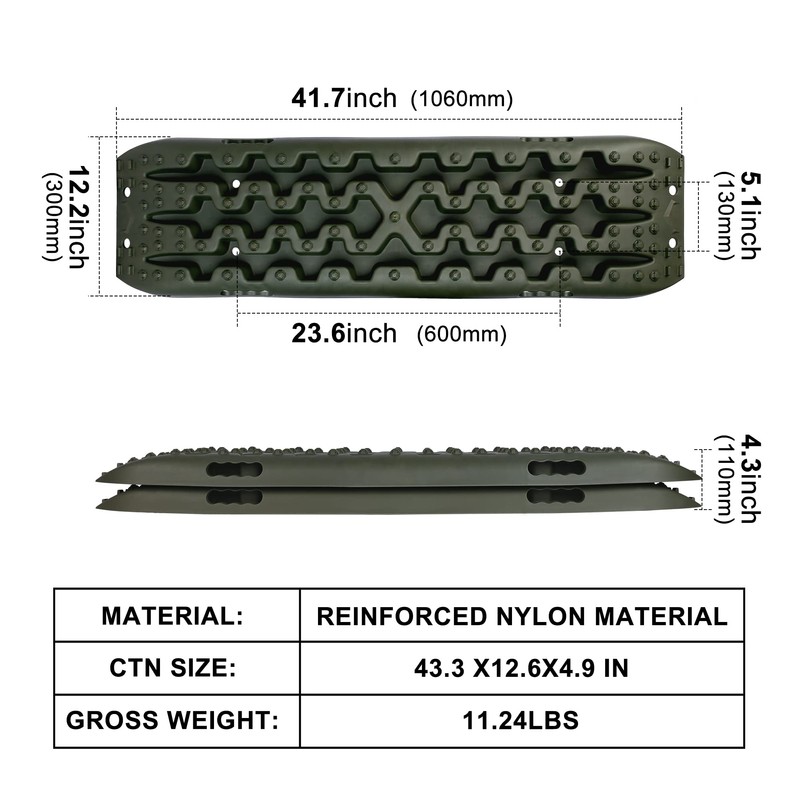 X-BULL New Recovery Traction Tracks Sand Mud Snow Track Tire