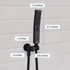 G-Promise All Metal Handheld Shower Set with 3-Function Showerwand, included