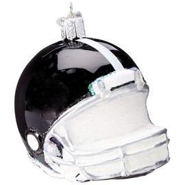 Old World Christmas Glass Blown Ornament Football Helmet (44109)