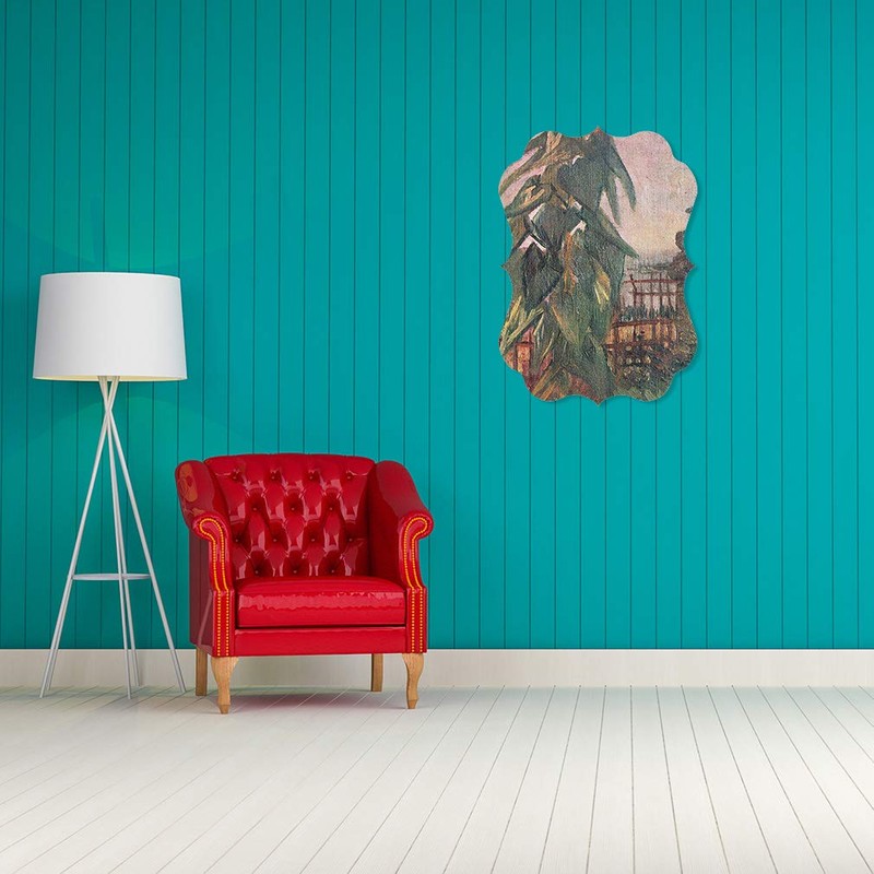 Fastasticdeals Vertical Home Decor Wall Sign Garden Sunflower Female Figure