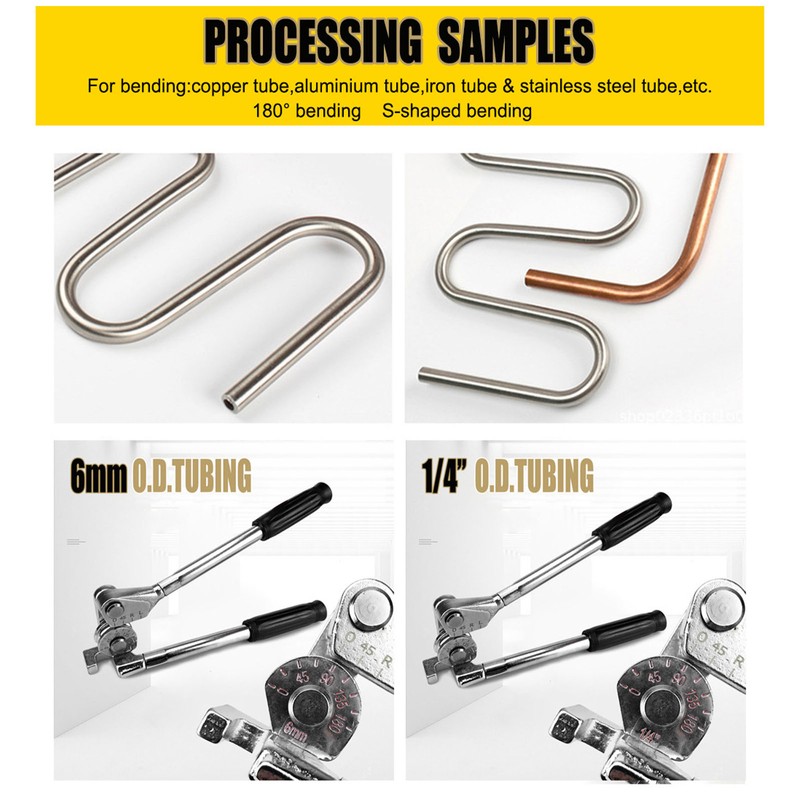 6mm Tubing Bender 180 Degree Pipe Pliers Tube Bending Tool