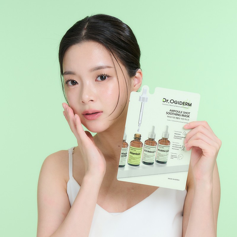 Dr. Ogiderm [Dr.Ogiderm] Ampoule Shot Soothing Mask Pack 30g (10