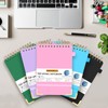 Top Spiral Notebook, A5 Hardcover Top Bound Steno Pads, 240