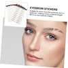 FOMIYES Sets Hair-like Eyebrow Stickers Instant Professional Brows No Surgery
