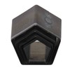 4Pcs Pentagon Cutting Punching Die Alloy Steel Leather Cutting Mold