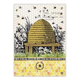 Michel Design Works Honey and clover tea towel.