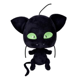 BANDAI BANDAI - Miraculous Ladybug - Weiches Stofftier 15cm - Plagg - P50692