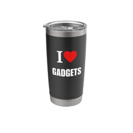 I Love Gadgets And Tech Men Women Kids Stainless Steel Insulated Tumbler
