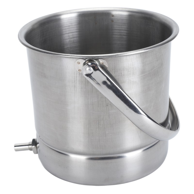 Enema Bucket Kit 1.6L Stainless Steel Bucket Reusable Shower Enema