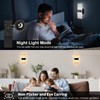GOODATE Plug in Wall Sconces with Stepless Adjustable 3000K-6500K Colors