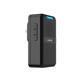 STECHRO Plugin Door Chime Receiver Part,62 Tunes,600Ft, 5 Volume Levels,3 Modes Need to Work with STECHRO Door Sensor, Black