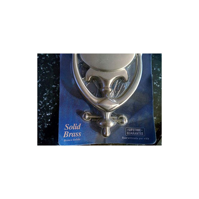 SCHLAGE LOCK CO 3107-619 11x5.5 DR Knocker, Satin Nickel