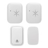 Self Generated Wireless Doorbell Set 38 Ringtones 4 Level Adjustable