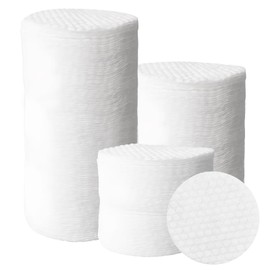 1200 Pcs Cotton Pads Makeup Remover, 100% Pure Cotton Pads for Face, Lint-Free, Soft Absorbent, Face Pad, Round Cottons Wool Pad for Makeup Cleansing Nail Varnish