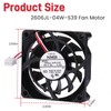 Replace 2606JL-04W-S39 U66R12MS1AB-52K09 DA31-00070E Refrigerator ice Make Fan Motor, Compatible