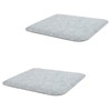 IDIMEX Grace Seat Cushion, Pack of 2, Square Felt Fabric