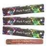 Satya Nag Champa Black Crystal Incense Sticks | x3 pack