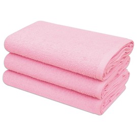 Pack of 12 DARLING Premium Quality Soft Baby Terry Towelling Nappies 100% Cotton (Pink)