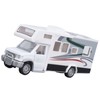 1/32 Kids RV Toy Sound Light Opening Doors Simulation Educational