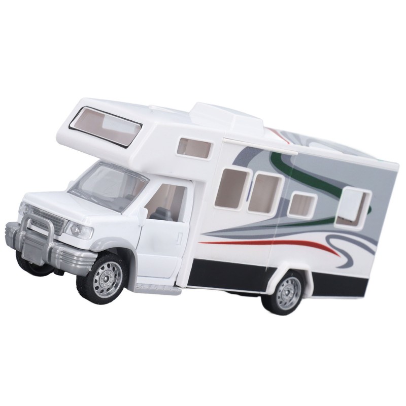 1/32 Kids RV Toy Sound Light Opening Doors Simulation Educational