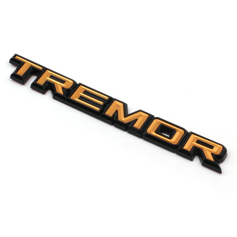 Mnneryss Black Gold New Tremor Tailgate Nameplate Emblem Compatible with