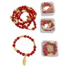 Lady Guadalupe Rosary Bracelet Red - Baptism Favor/Virgen De Guadalupe/Christening