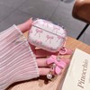 MINSCOSE Compatible with AirPods Pro Clear Case, Cute Bow Pattern