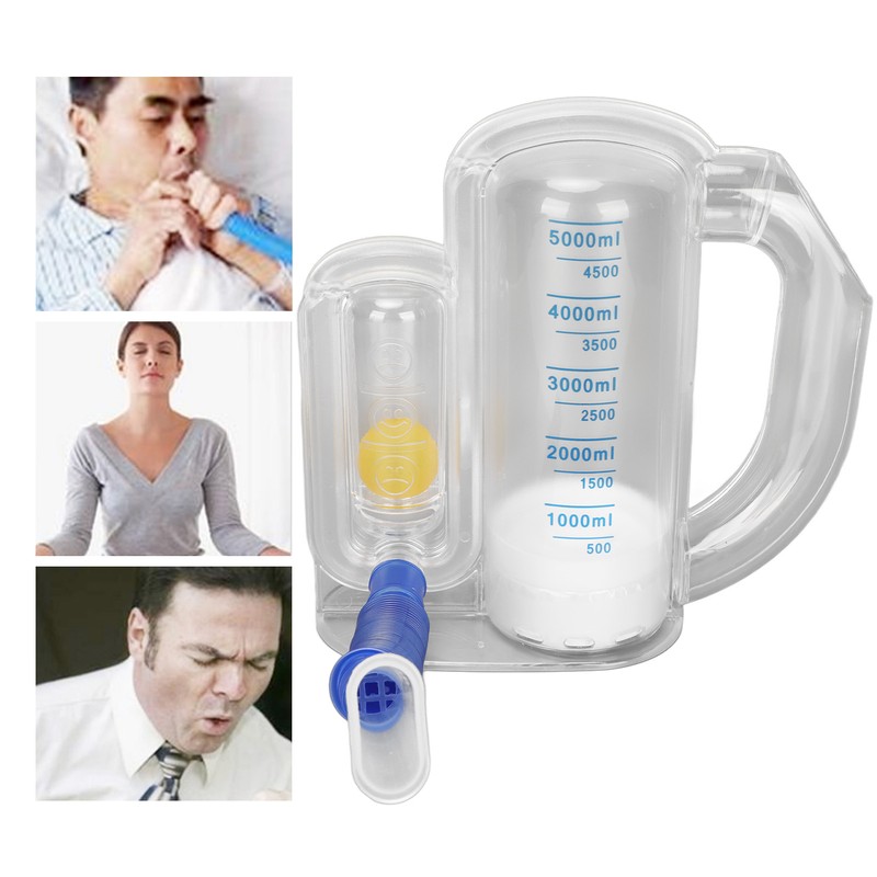 Breathing Exercise Device Deep Breathing Exerciser Lung Capacity Respiratory Therapy