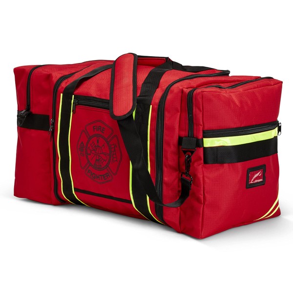 LINE2design Firefighter Gear Bag, Turnout Jumbo Fire Bag with Reflective