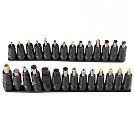 Vakki 28 Stück x Universal Netzteil adapter 5.5x2.1mm AC DC Stecker Set für Laptops und Notebooks