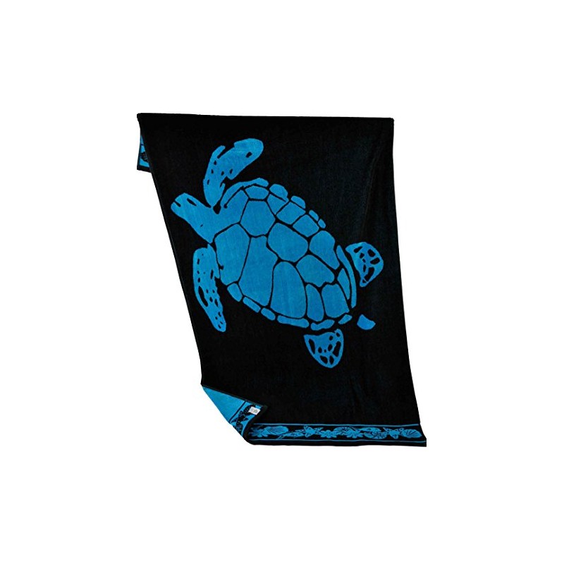 Casatessile Big Turtle Beach Towel in Spugna 90 x 170