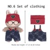 Total 6 Sets 17cm Dolls Clothes Dress and Accessories Include