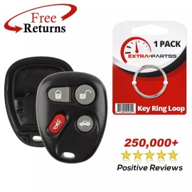 Extra-Partss Remote Shell Case Pad Replacement No Electronics For GM Vehicles (KOBLEAR1XT)