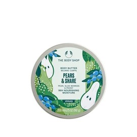 The Body Shop Pears & Share - Pear, Sloe Berries & Peony 200ml Body Butter - Vegan