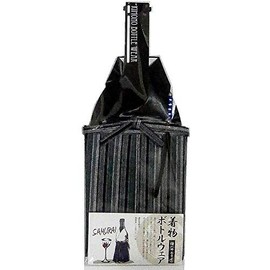 Kimono Bottle Cover Kimono Bottle Wear Samurai (Samurai) Black